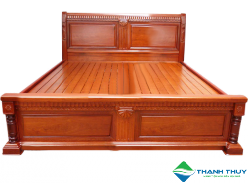 GIƯỜNG GỖ TỰ NHIÊN GTN - 006