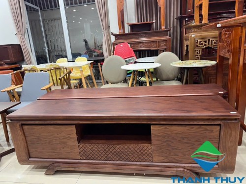 KỆ TI VI GỖ HƯƠNG XÁM KTV011