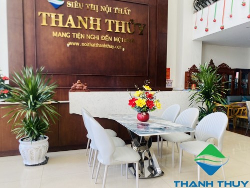 BÀN ĂN MẶT ĐÁ VI TINH THỂ CAO CẤP TT-196#