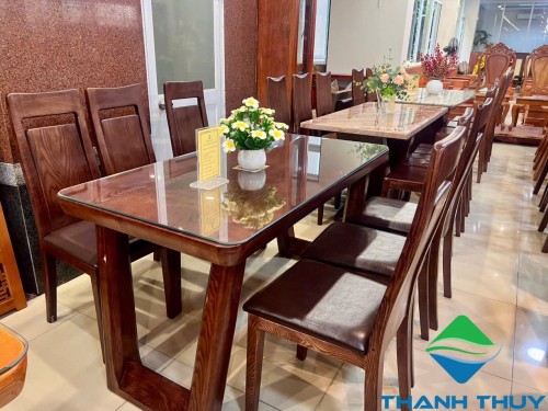 BỘ BÀN ĂN GỖ TỰ NHIÊN KIỂU THIẾT KẾ BA-137