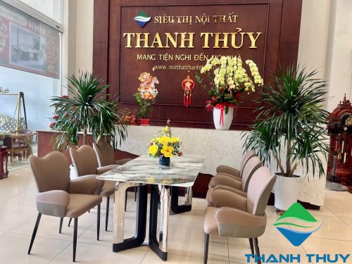 BỘ BÀN ĂN MẶT ĐÁ NHẬP KHẨU HIỆN ĐẠI BA - 035