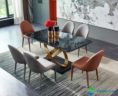 BÀN ĂN MẶT ĐÁ KIỂU HIỆN ĐẠI NHẬP KHẨU BA - 631