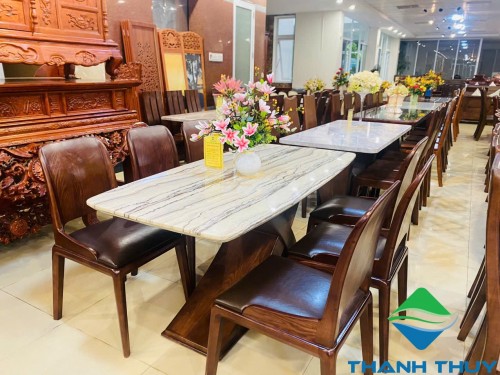 BỘ BÀN ĂN GỖ TỰ NHIÊN KIỂU THIẾT KẾ BA-133