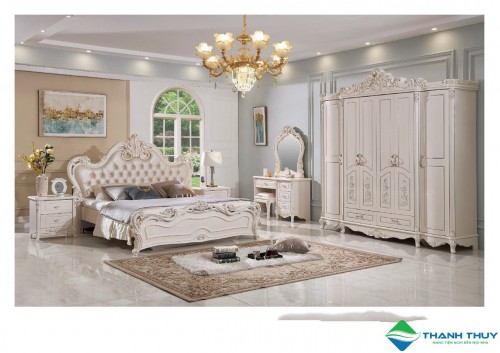 BỘ GIƯỜNG TỦ TÂN CỔ ĐIỂN CAO CẤP NHẬP KHẨU BGT - 1724
