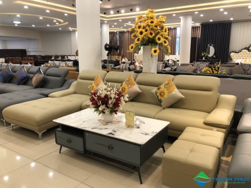 BỘ SOFA GÓC DA CAO CẤP SF-NQD8