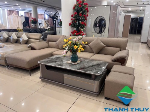 BỘ SOFA DA CHỐNG TRẦY SƯỚT, BÁM BẨN, CHỐNG BÁM MỰC SFD-034