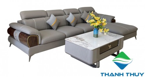 SOFA GÓC DA CAO CẤP SF- 6610#