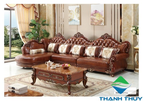 BỘ SOFA GÓC TÂN CỔ ĐIỂN NHẬP KHẨU TT-6004