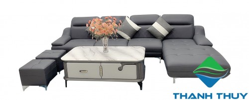 BỘ SOFA DA GÓC SFD-9002