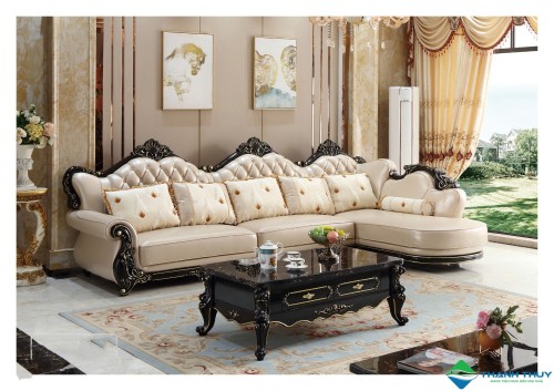 BỘ SOFA GÓC TÂN CỔ ĐIỂN NHẬP KHẨU TT-6002