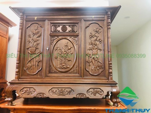 TỦ THỜ GỖ GÕ CHẠM  TT007