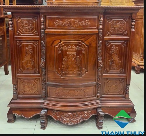 TỦ THỜ GỖ CĂM XE  TT010